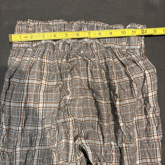 American Eagle Women’s Plaid Pants – Size M – Button Front - Picture 6 of 7